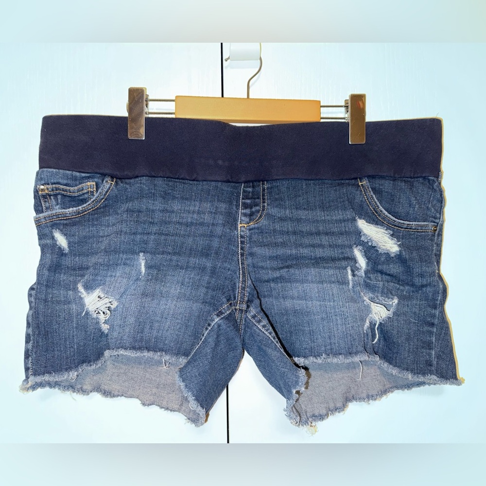 Jessica Simpson Maternity Cut Off Shorts